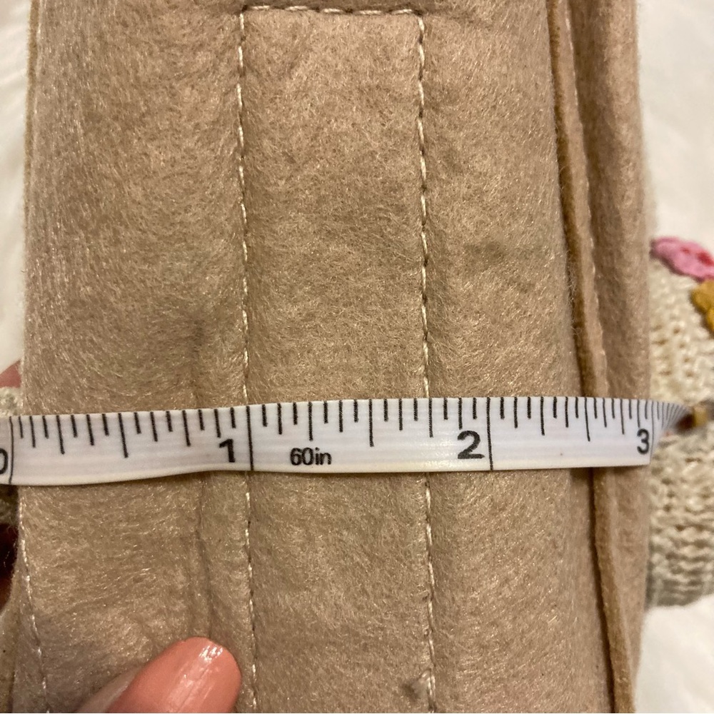 ZTUJO FELT PURSE ORGANIZER + INSERT EASIER TO TRANSFER FROM PURSE TO PURSE NEW! - Picture 15 of 16